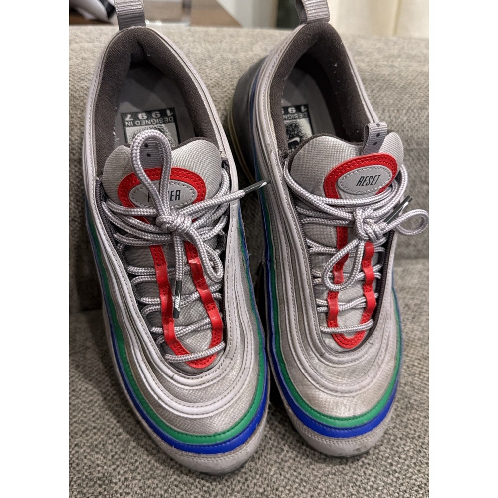 Nike Air Max 97 Men's Gray Silver Nintendo 64 N64 Shoes Size 8.5 CI5012-001